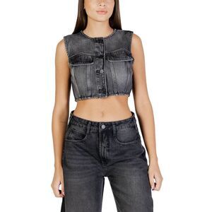 Colcci Black Cotton Women's Waistcoat